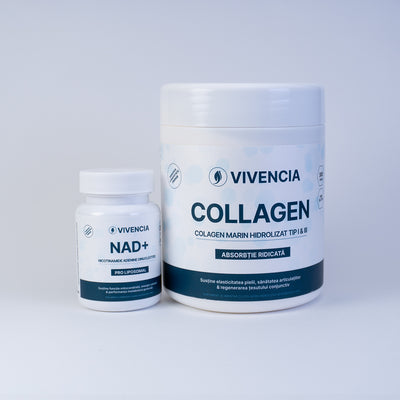 Pachet NAD⁺ + Colagen Marin