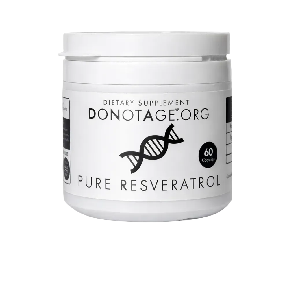 Do Not Age Resveratrol Pur 500mg 60 Capsule – Trans-Resveratrol Longevitate