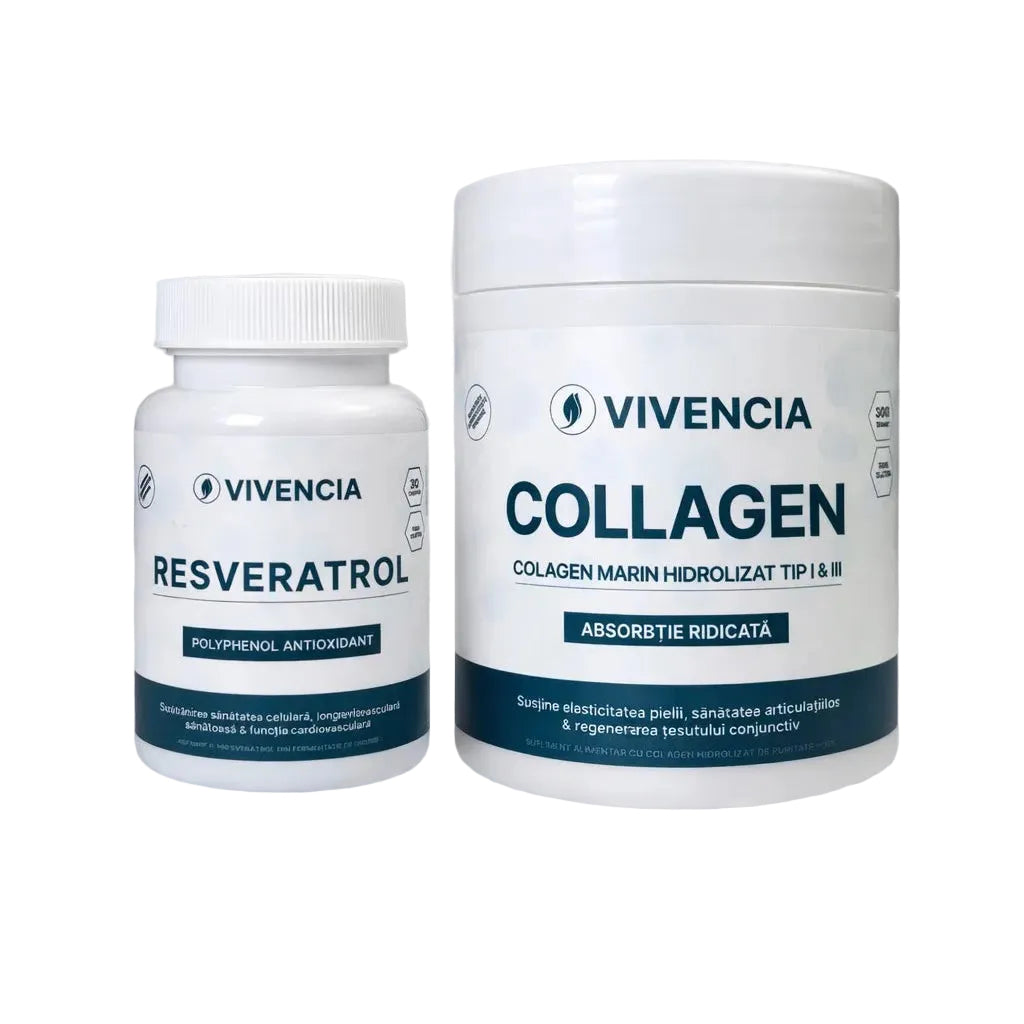 Vivencia Pachet Resveratrol + Colagen Marin Hidrolizat