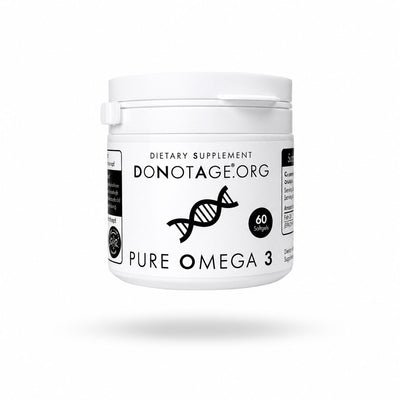 Do Not Age Pure Omega 3 60 Softgels – EPA și DHA pentru Inimă și Creier