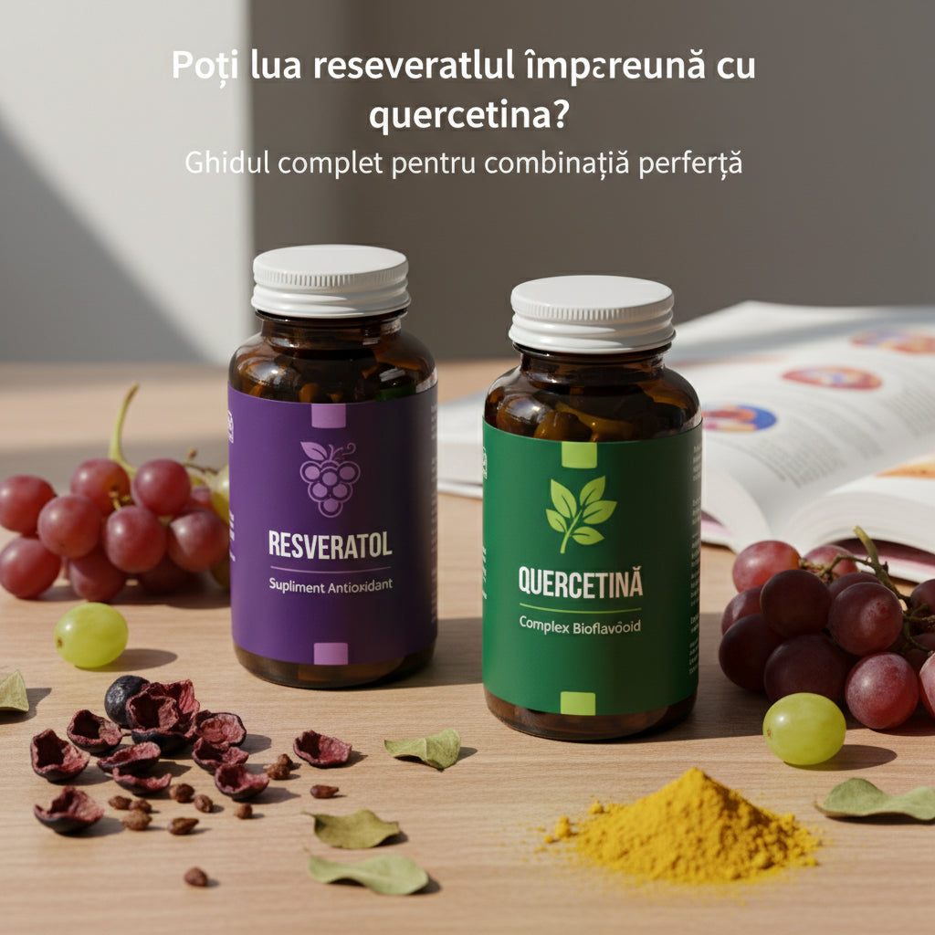 Poți lua resveratrol împreună cu quercetina? Ghidul complet pentru combinația perfectă