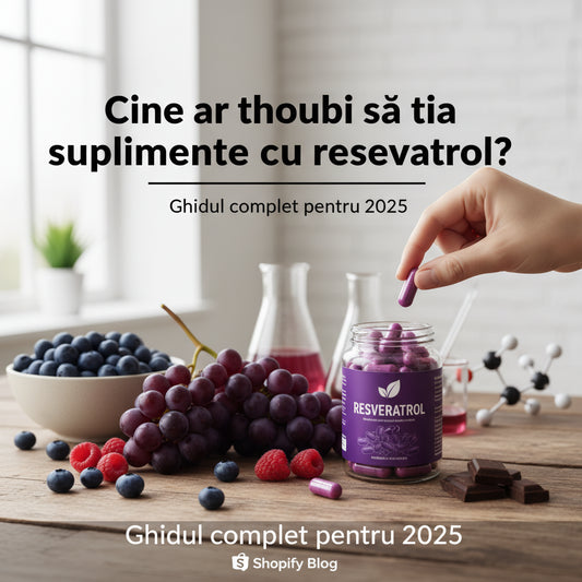 Cine ar trebui să ia suplimente cu resveratrol? Ghidul complet pentru 2025