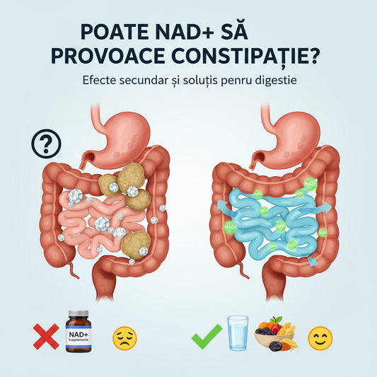 Poate NAD+ să provoace constipație? Efecte secundare și soluții pentru digestie