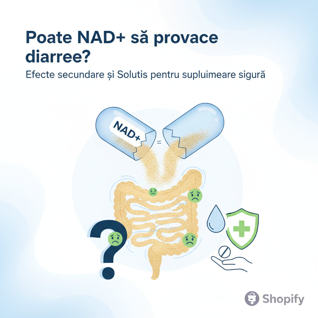 Poate NAD+ să provoace diaree? Efecte secundare și soluții pentru suplimentare sigură