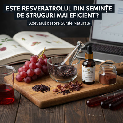 Este Resveratrolul din Semințe de Struguri Mai Eficient? Adevărul despre Sursele Naturale