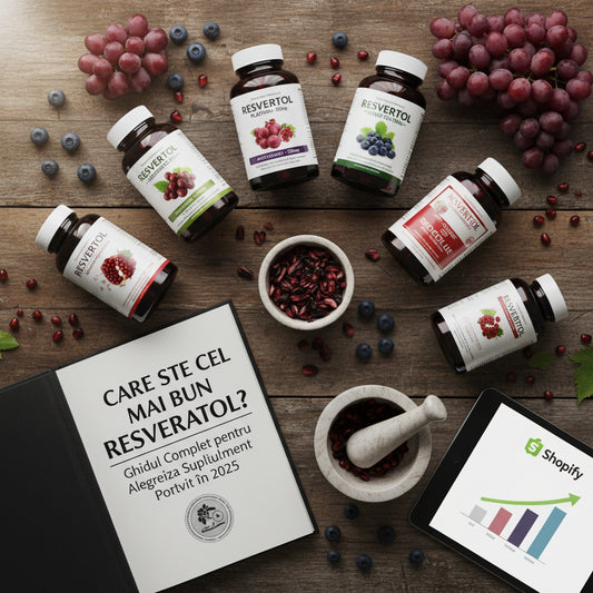 Care Este Cel Mai Bun Resveratrol? Ghidul Complet pentru Alegerea Suplimentului Potrivit în 2025