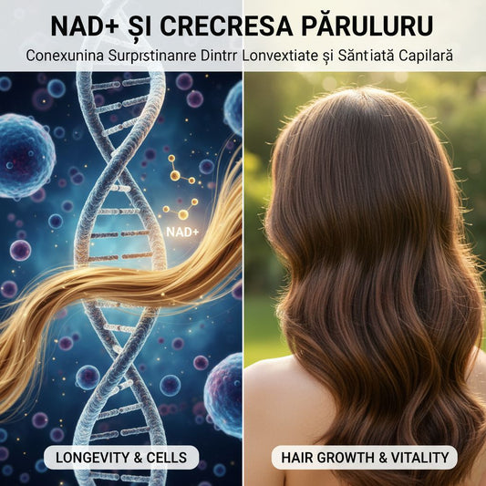 NAD+ și creșterea părului: conexiunea surprinzătoare dintre longevitate și sănătatea capilară