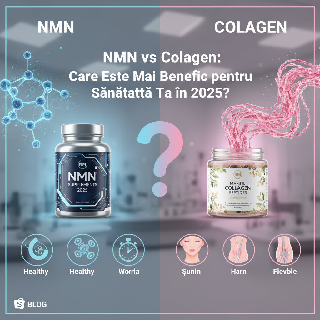 NMN vs Colagen: Care Este Mai Benefic pentru Sănătatea Ta în 2025?