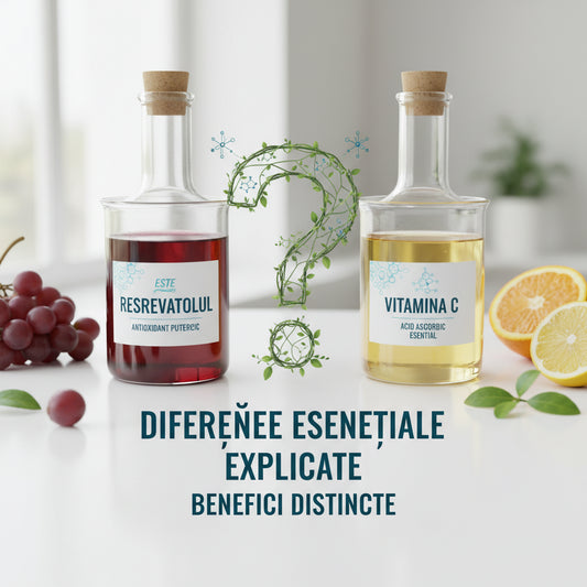 Este Resveratrolul Similar cu Vitamina C? Diferențele Esențiale Explicate