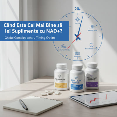 Când Este Cel Mai Bine să Iei Suplimente cu NAD+? Ghidul Complet pentru Timing Optim