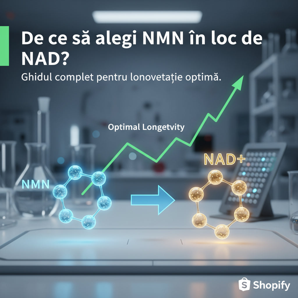 De ce să alegi NMN în loc de NAD? Ghidul complet pentru longevitate optimă