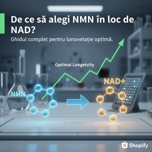 De ce să alegi NMN în loc de NAD? Ghidul complet pentru longevitate optimă