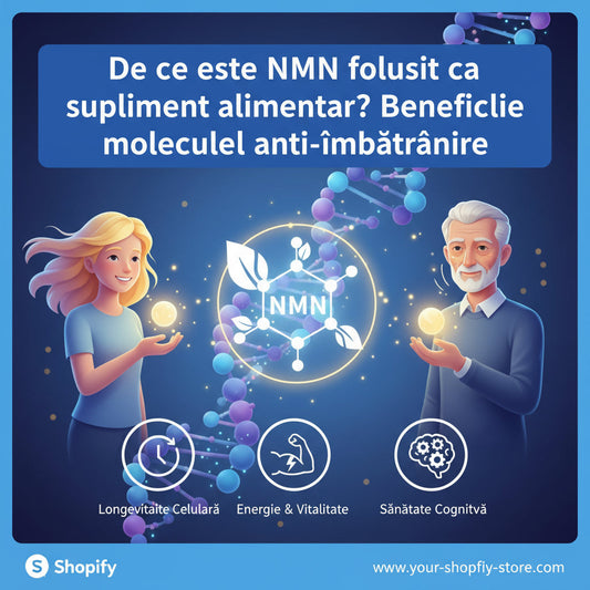 De ce este NMN folosit ca supliment alimentar? Beneficiile moleculei anti-îmbătrânire
