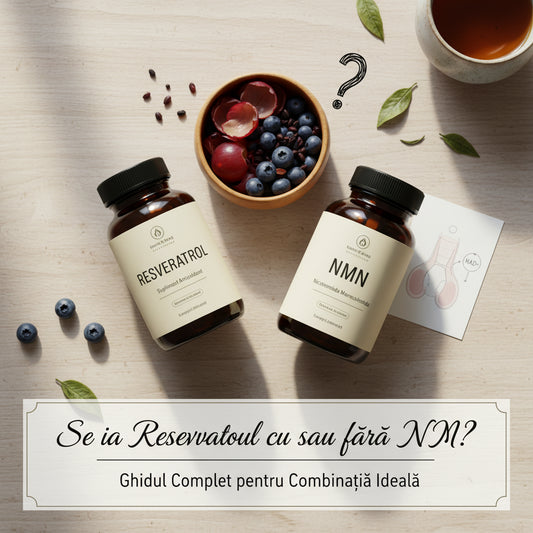 Se ia resveratrolul cu sau fără NMN? Ghidul complet pentru combinația perfectă