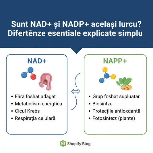 Sunt NAD+ și NADP+ același lucru? Diferențele esențiale explicate simplu