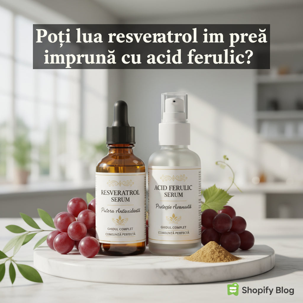 Poți lua resveratrol împreună cu acid ferulic? Ghidul complet pentru combinația perfectă