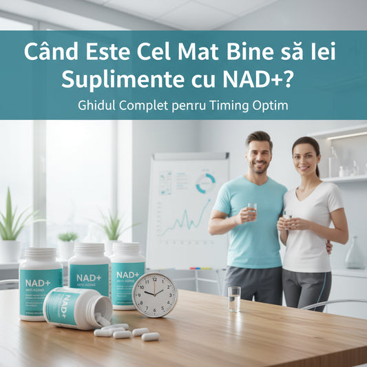 Când Este Cel Mai Bine să Iei Suplimente cu NAD+? Ghidul Complet pentru Timing Optim
