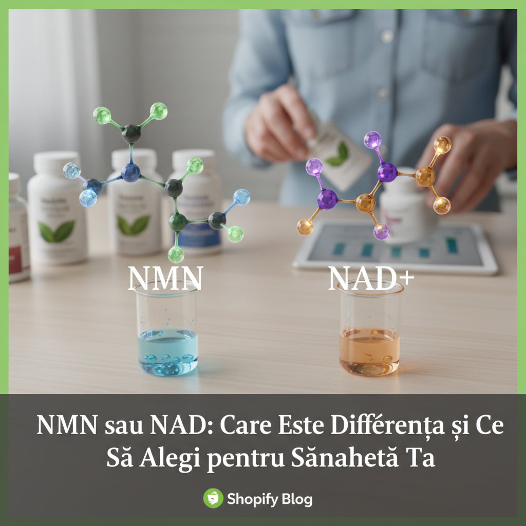 NMN sau NAD: Care Este Différența și Ce Să Alegi pentru Sănătatea Ta