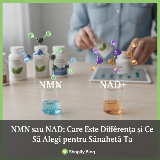NMN sau NAD: Care Este Différența și Ce Să Alegi pentru Sănătatea Ta