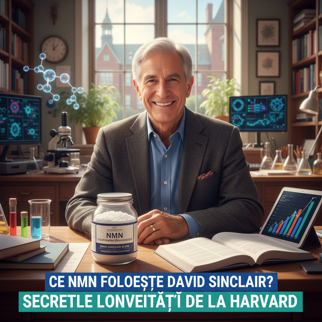 Ce NMN Folosește David Sinclair? Secretele Longevității de la Harvard