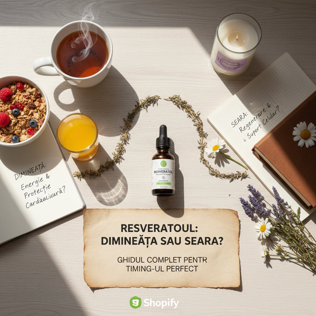 Resveratrolul se ia dimineața sau seara? Ghidul complet pentru timing-ul perfect
