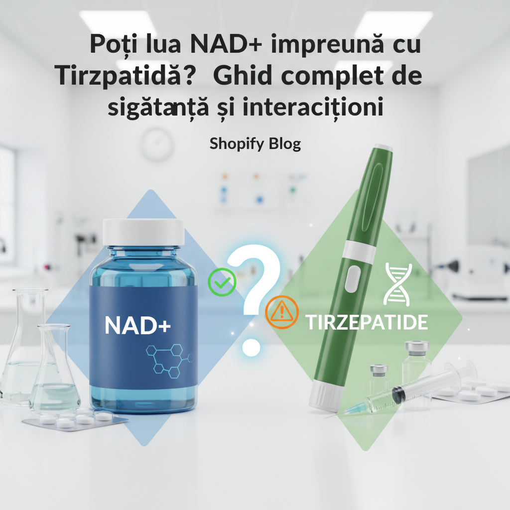 Poți lua NAD+ împreună cu Tirzepatidă? Ghid complet de siguranță și interacțiuni