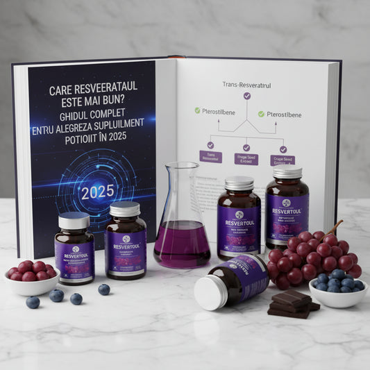 Care Resveratrol Este Mai Bun? Ghidul Complet pentru Alegerea Suplimentului Potrivit în 2025