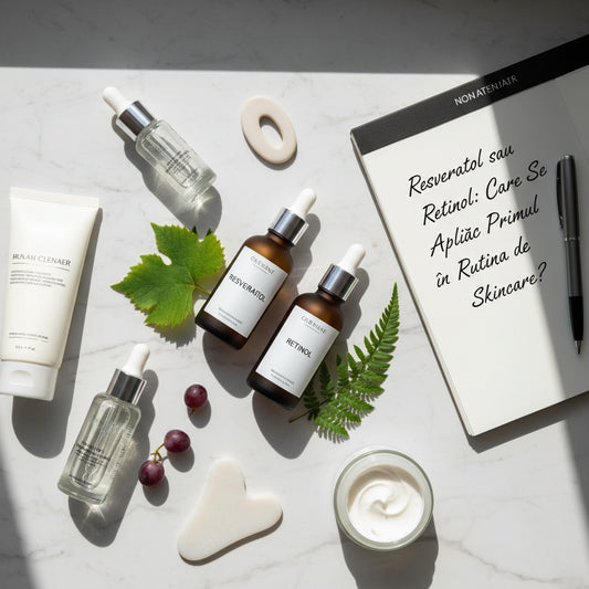 Resveratrol sau Retinol: Care Se Aplică Primul în Rutina de Skincare?