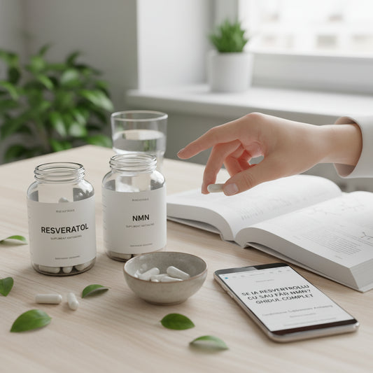 Se ia resveratrolul cu sau fără NMN? Ghidul complet pentru combinarea suplimentelor antiaging