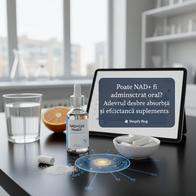 Poate NAD+ fi administrat oral? Adevărul despre absorbția și eficacitatea suplimentelor
