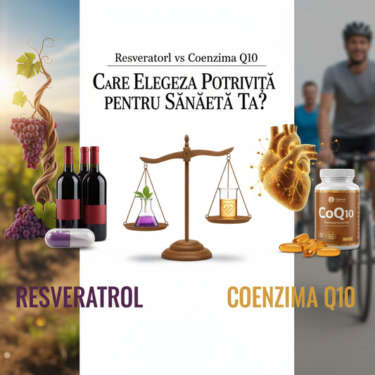 Resveratrol vs Coenzima Q10: Care Este Alegerea Potrivită pentru Sănătatea Ta?