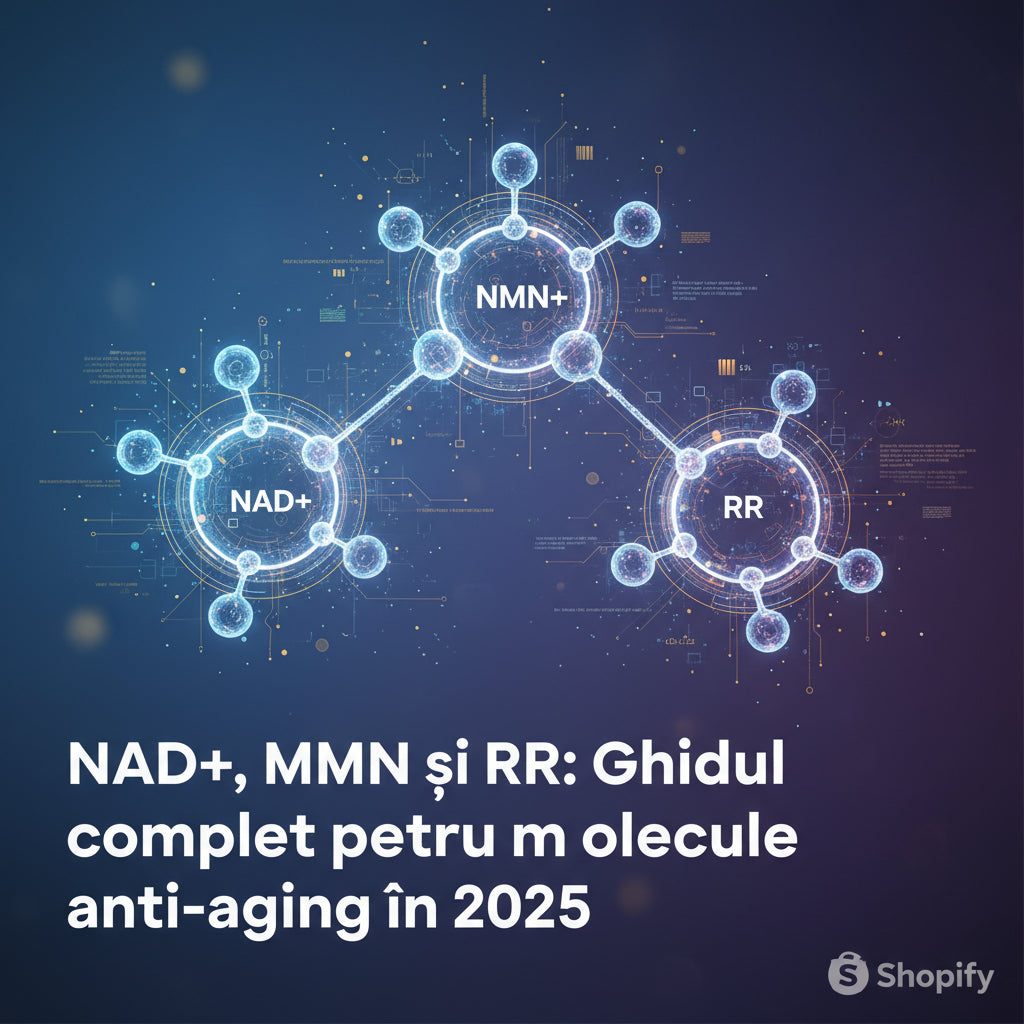 NAD+, NMN și NR: Ghidul complet pentru molecule anti-aging în 2025