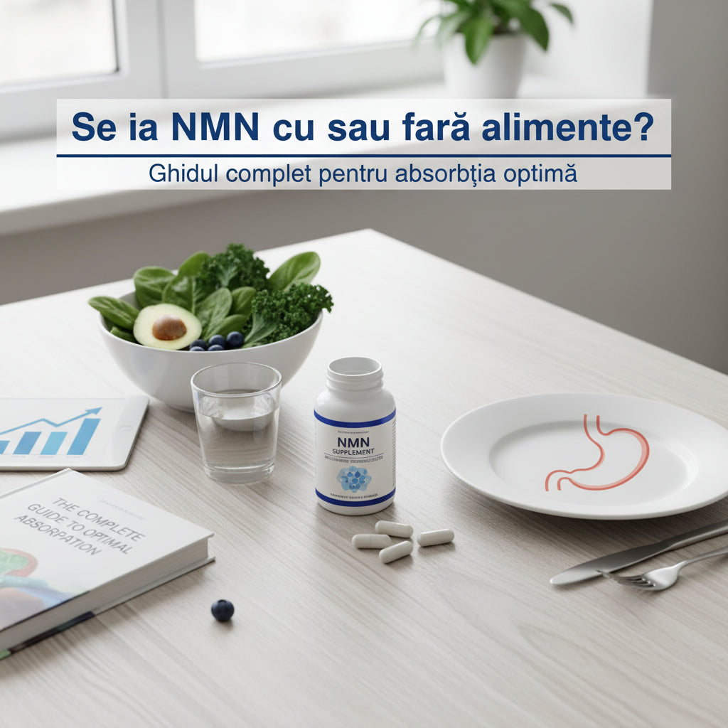 Se ia NMN cu sau fără alimente? Ghidul complet pentru absorbția optimă