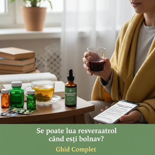 Se poate lua resveratrol când ești bolnav? Ghidul complet pentru administrarea sigură