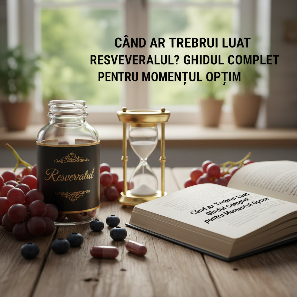 Când Ar Trebui Luat Resveratrolul? Ghidul Complet pentru Momentul Optim