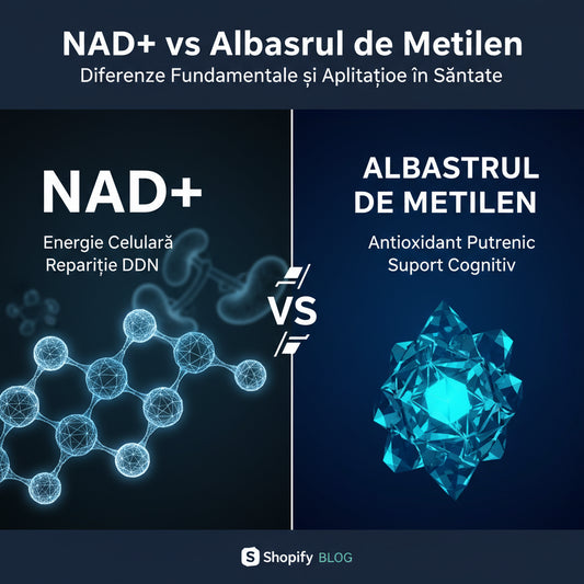 NAD+ vs Albastrul de Metilen: Diferențe Fundamentale și Aplicații în Sănătate