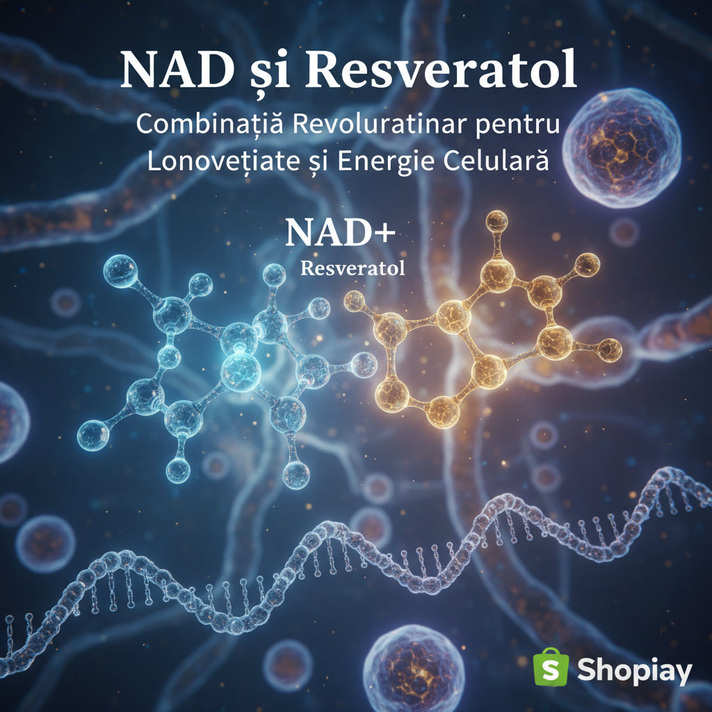 NAD și Resveratrol: Combinația Revoluționară pentru Longevitate și Energie Celulară