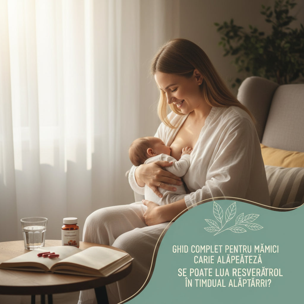 Se poate lua resveratrol în timpul alăptării? Ghidul complet pentru mămicile care alăptează