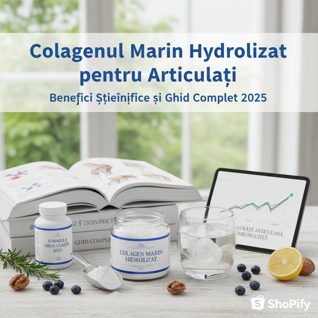 Colagenul Marin Hidrolizat pentru Articulații: Beneficii Științifice și Ghid Complet 2025