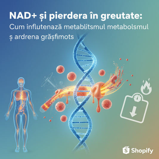 NAD+ și pierderea în greutate: Cum influențează metabolismul și arderea grăsimilor
