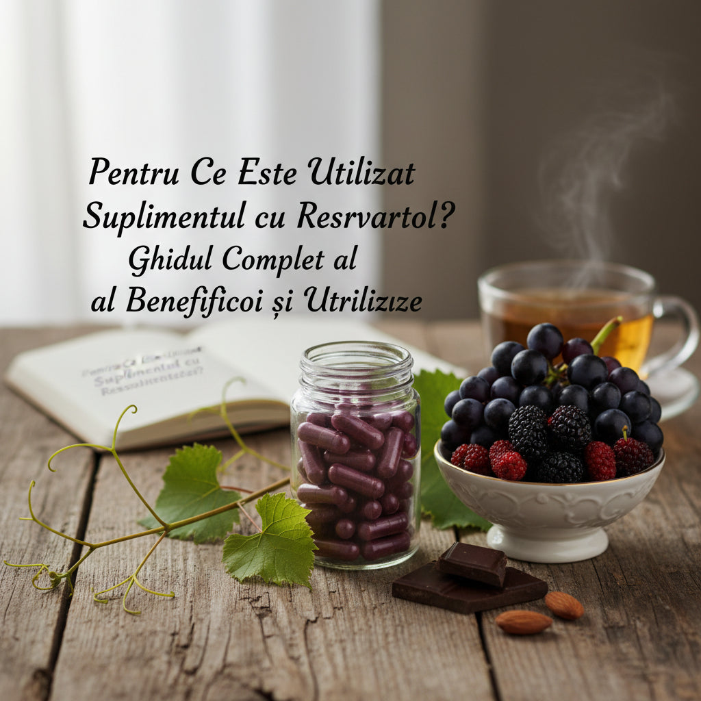 Pentru Ce Este Utilizat Suplimentul cu Resveratrol? Ghidul Complet al Beneficiilor și Utilizărilor