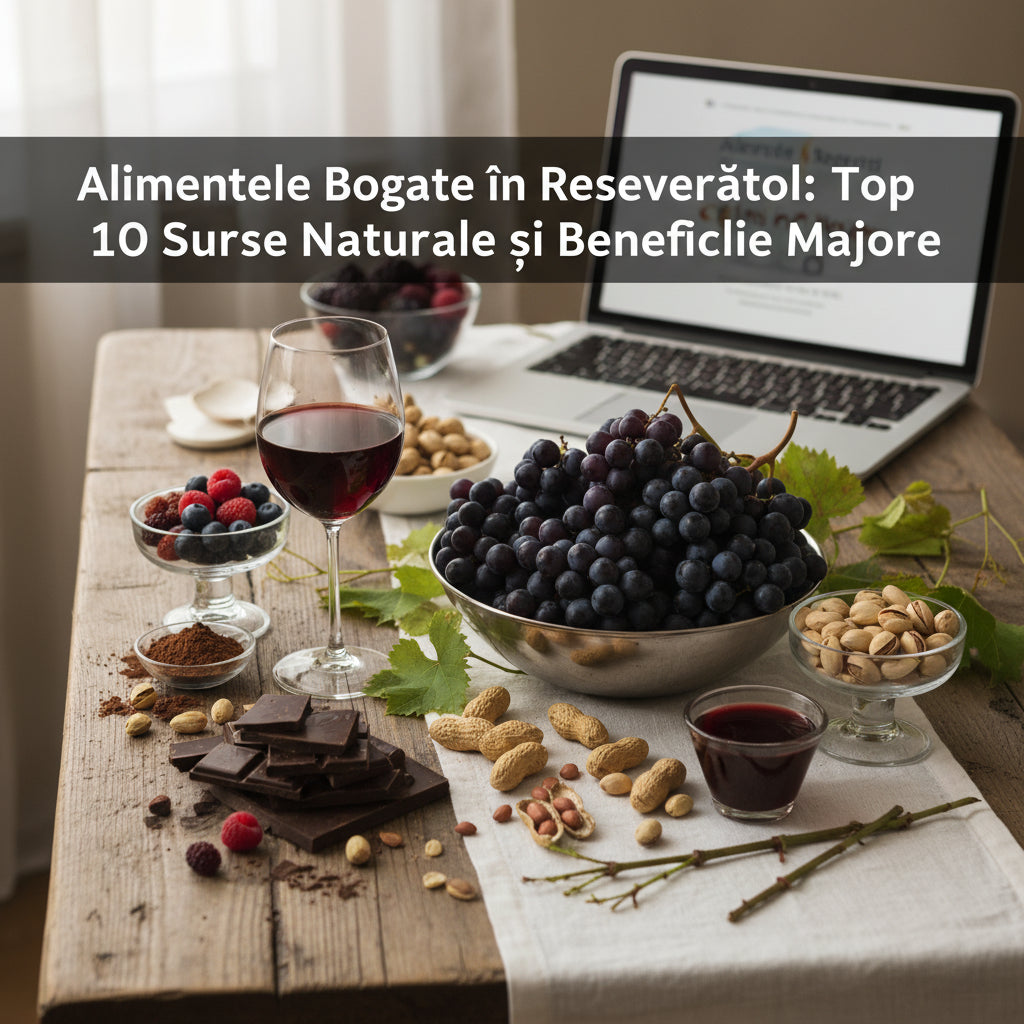 Alimentele Bogate în Resveratrol: Top 10 Surse Naturale și Beneficiile Majore