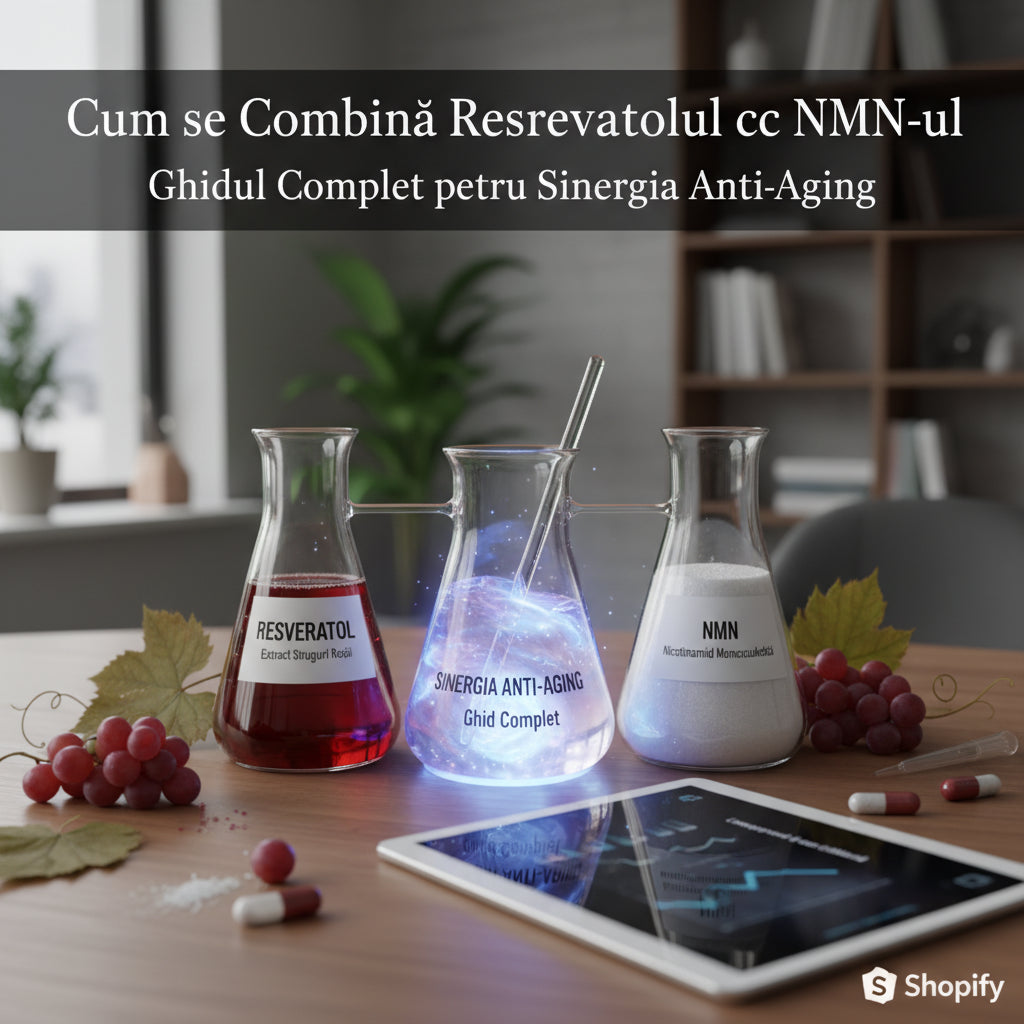Cum se Combină Resveratrolul cu NMN-ul: Ghidul Complet pentru Sinergia Anti-Aging