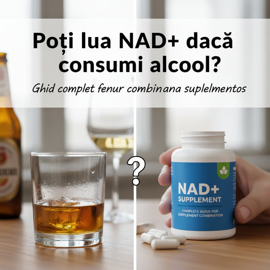 Poți lua NAD+ dacă consumi alcool? Ghid complet pentru combinarea suplimentelor