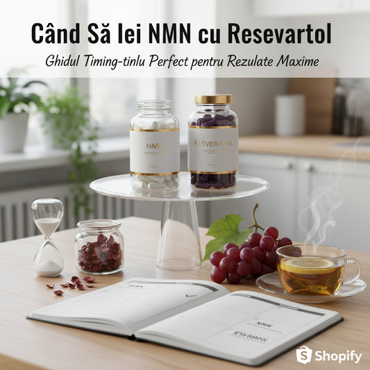 Când Să Iei NMN cu Resveratrol: Ghidul Timing-ului Perfect pentru Rezultate Maxime