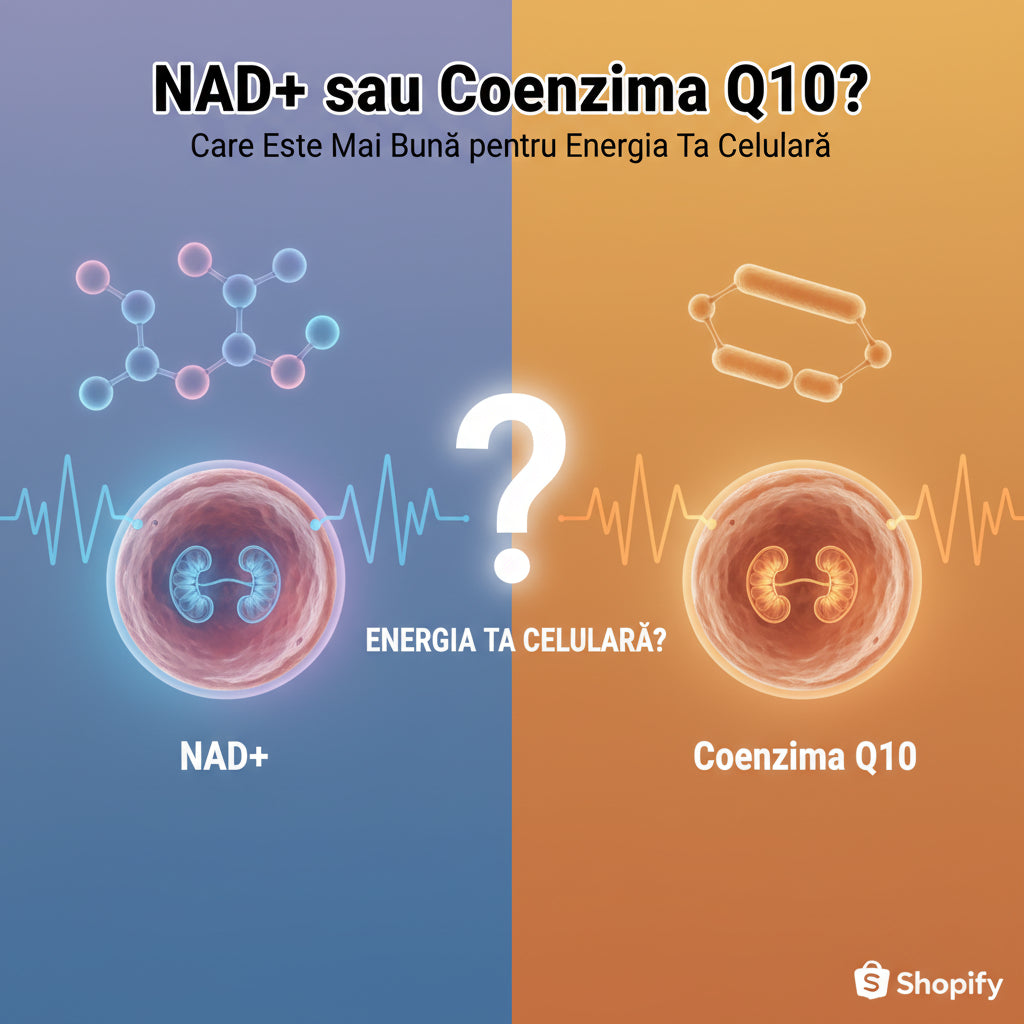 NAD+ sau Coenzima Q10: Care Este Mai Bună pentru Energia Ta Celulară?