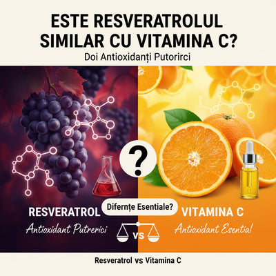 Este Resveratrolul Similar cu Vitamina C? Diferențele Esențiale Între Doi Antioxidanți Puternici