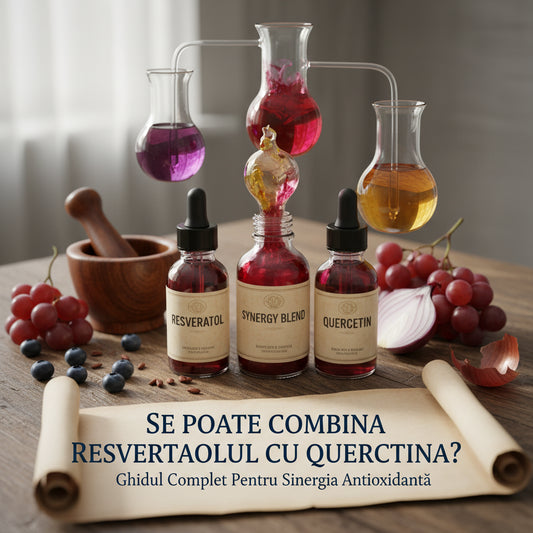 Se Poate Combina Resveratrolul cu Quercetina? Ghidul Complet pentru Sinergia Antioxidantă