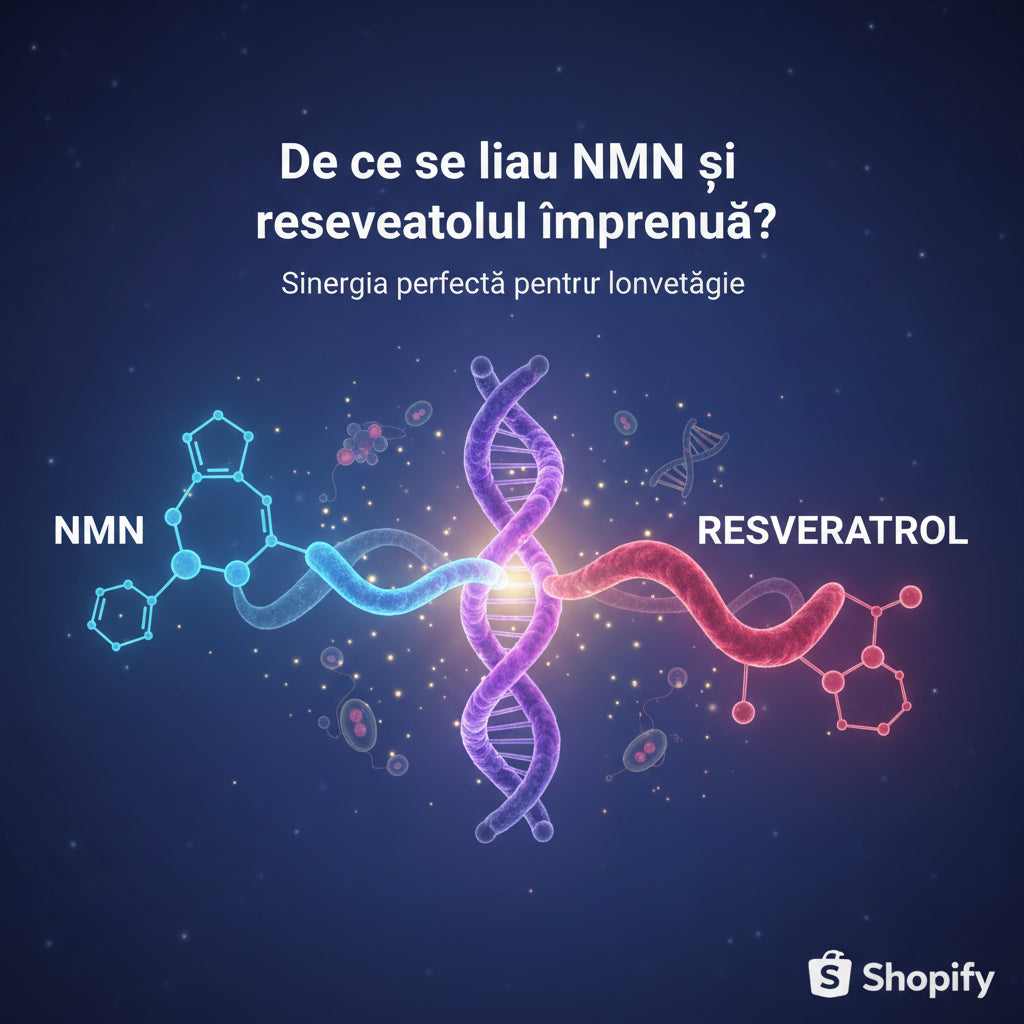 De ce se iau NMN și resveratrolul împreună? Sinergia perfectă pentru longevitate