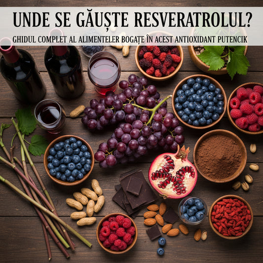 Unde se găsește resveratrolul? Ghidul complet al alimentelor bogate în acest antioxidant puternic